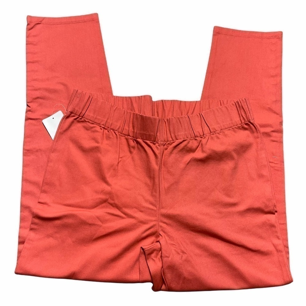Soft Surroundings Orange Straight Leg Pants PM